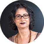 image of a woman wearing glasses