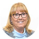 profile image of a woman wearing glasses