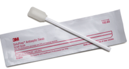 3M SoluPrep Antiseptic Swabstick Untinted Small 